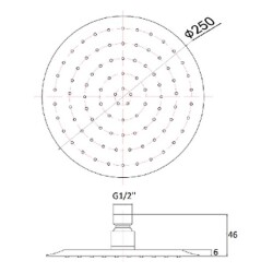 Roca Esteria Pack Eco Ankastre Banyo Seti Gagalı Krom A5D257EC0K - 6