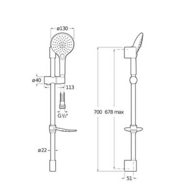 Roca L20 Banyo Seti A5DA509C0K - 4