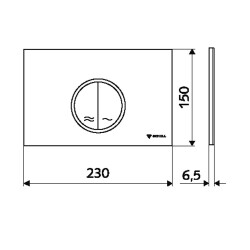 Schell Circum Rezervuar Kapak, Krom-031190699 - 2