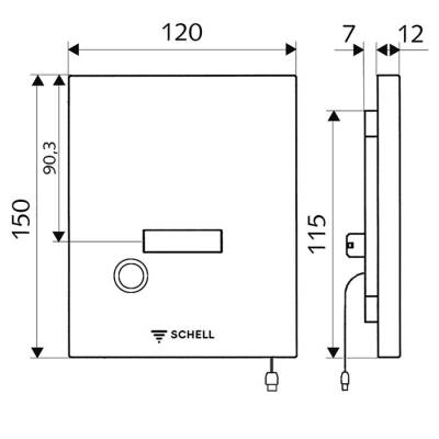 Schell Edition E Fotoselli Pisuvar Kumandası, Paslanmaz Çelik 012882899 - 2