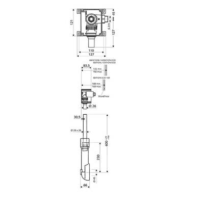 Schell Gömme WC İç Yıkama Vanası COMPACT II 011940099 - 2