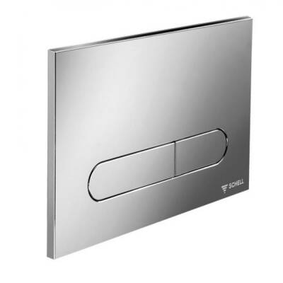 Schell Linear II Rezervuar Yuvarlak Mat Krom Kapak-030686499 - 1