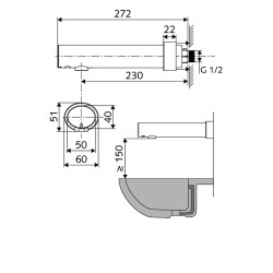 Schell Modus E Ankastre Fotoselli Batarya, 230mm-019540699 - 2