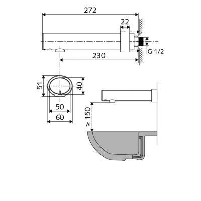 Schell Modus E Ankastre Fotoselli Batarya, 230mm-019540699 - 2