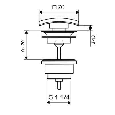 Schell Quad Open Lavabo Sifonu 020030699 - 2