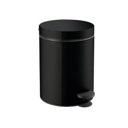 SNY ÇÖP KOVASI PEDALLI 3lt - MAT SİYAH - SONIA